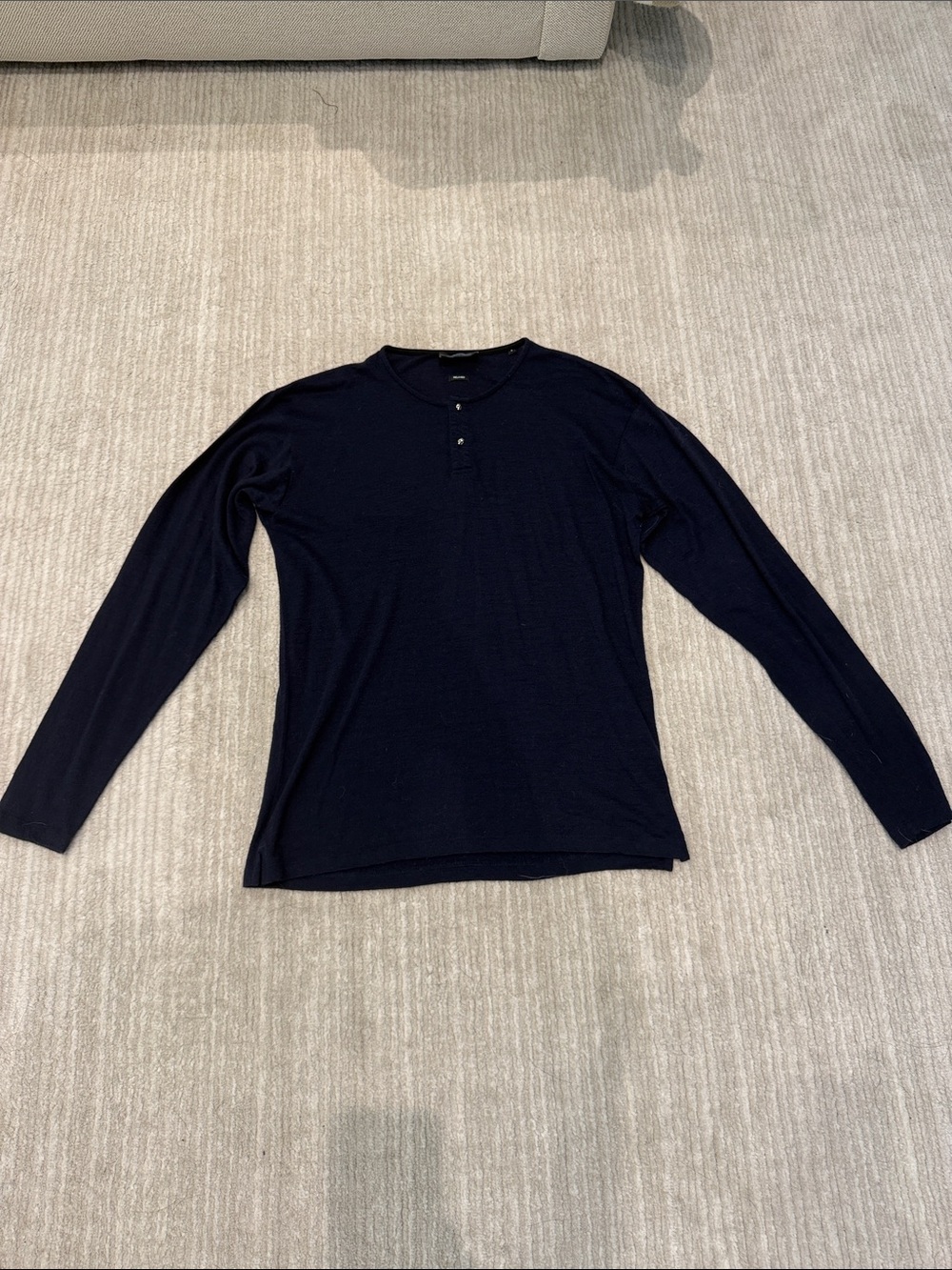 The Kooples Blue Wool Henley